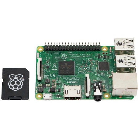 Raspberry Pi 3 Modello B & Scheda MicroSD da 16GB con NOOBS Kit Ufficiale