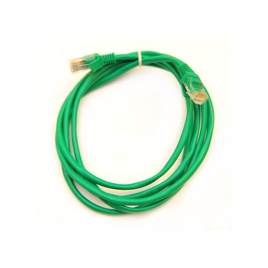Cavo UTP PatchCord 2 Metri  cat.5e colore verde