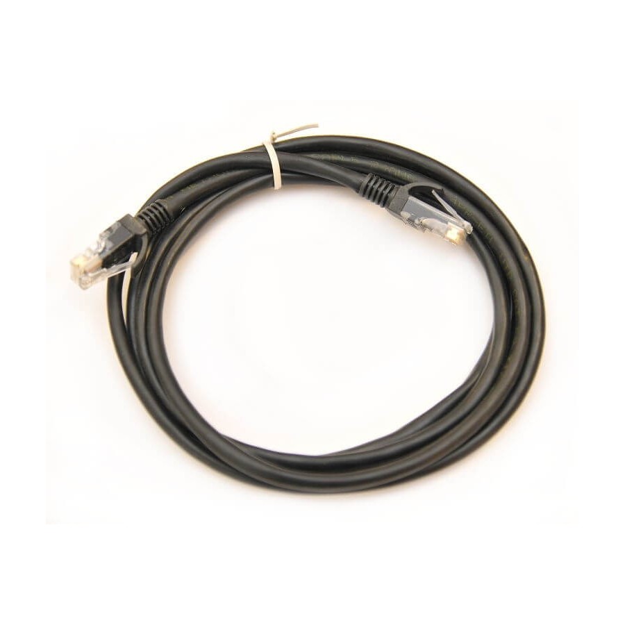 Cavo UTP PatchCord 2 Metri  cat.5e colore nero