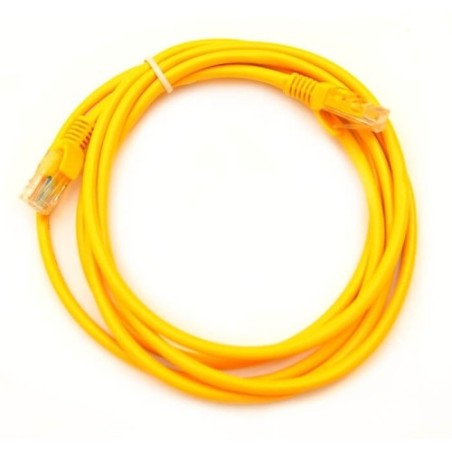 Cavo UTP PatchCord 2 Metri  cat.5e colore giallo