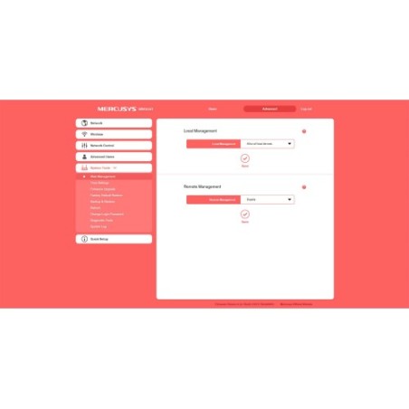 Mercusys MW305R router 300 Mb/s, 2.4GHz, 2T2R, 5x FE