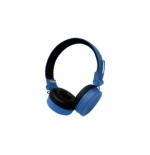 VULTECH CUFFIE E MICROFONO CON REGOLATORE VOLUME - COLORE BLU - HD-03B