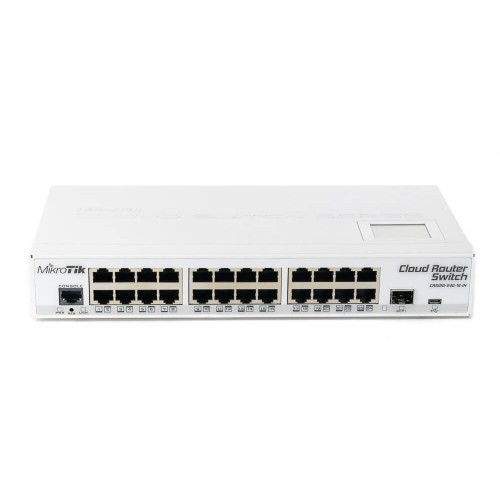 MIKROTIK CLOUD ROUTER SWITCH CRS125-24G-1S-IN , 24xLAN, 1xSFP,  RouterOS Lv.5