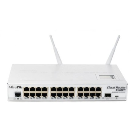 MIKROTIK CLOUD ROUTER SWITCH CRS125-24G-1S-2HnD-IN , 24xLAN, 1xSFP, 2,4 GHZ  RouterOS Lv.5