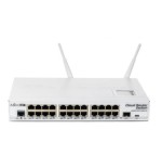 MIKROTIK CLOUD ROUTER SWITCH CRS125-24G-1S-2HnD-IN , 24xLAN, 1xSFP, 2,4 GHZ  RouterOS Lv.5