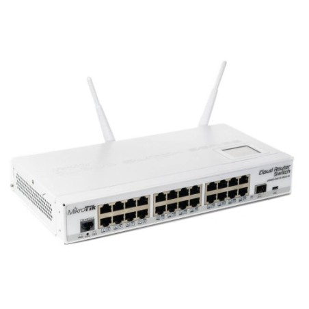MIKROTIK CLOUD ROUTER SWITCH CRS125-24G-1S-2HnD-IN , 24xLAN, 1xSFP, 2,4 GHZ  RouterOS Lv.5