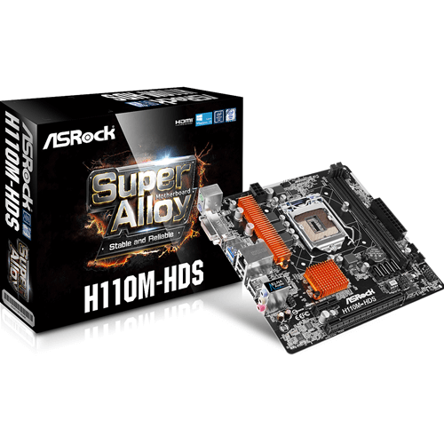 SCHEDA MADRE SKT. 1151 DDR4 ASROCK H110M-HDS