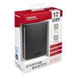 HARD DISK HDD ESTERNO 1TB 2,5" USB 3.0 TOSHIBA CANVIO BASIC HDTB310EK3AA NERO