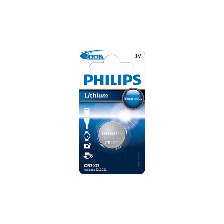 BATTERIA AL LITIO 3V CR2032 DL2032 PHILIPS CR2032/01B