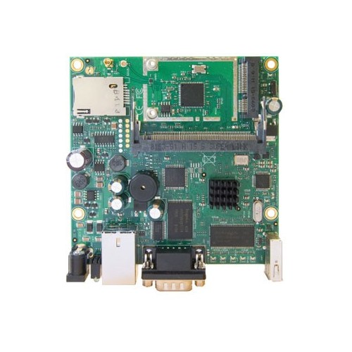 MIKROTIK ROUTERBOARD RB411U , 1xLAN, 1xmPCI,  RouterOS Lv.4