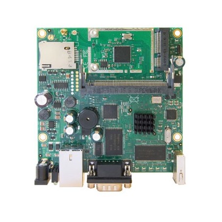 MIKROTIK ROUTERBOARD RB411U , 1xLAN, 1xmPCI,  RouterOS Lv.4