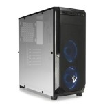 VULTECH CASE GAMING ATX GS-0485BL BLACKDOOM CON VENTOLE HALO LED BLU