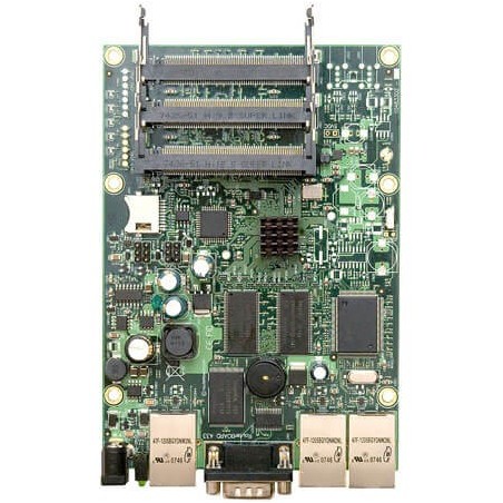 MIKROTIK ROUTERBOARD RB433AH, 3xLAN, 3xmPCI, RouterOS Lv.4