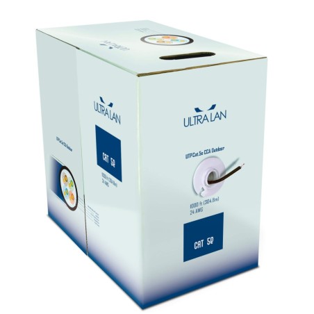UltraLAN UTP cable cat 5e CCA PE+PVC 305m (outdoor) ULAN-UTP-C5E-CCA-PE