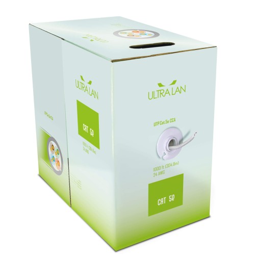 UltraLAN UTP cable cat 5e CCA PVC 305m (indoor) ULAN-UTP-C5E-CCA