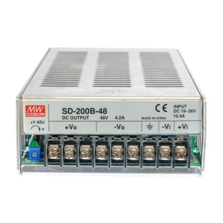 Mean Well convertitore di tensione SD-200B-48 24--48V 200W (4.2A)MW-SD-200B-48