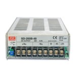 Mean Well convertitore di tensione SD-200B-48 24--48V 200W (4.2A)MW-SD-200B-48