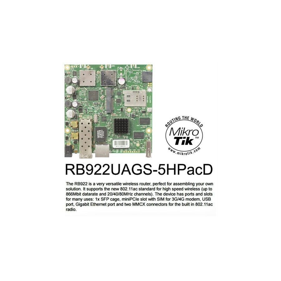 MikroTik RouterBOARD RB922UAGS-5HPacD 802.11ac 866Mbps
