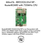 MikroTik RouterBOARD RB953GS-5HnT-RP (3x RPSMA)