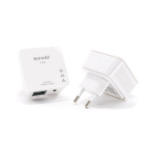 TENDA P200-KIT 200MBPS MINI POWERLINE ADATTATORE HomePlug AV 2 PEZZI