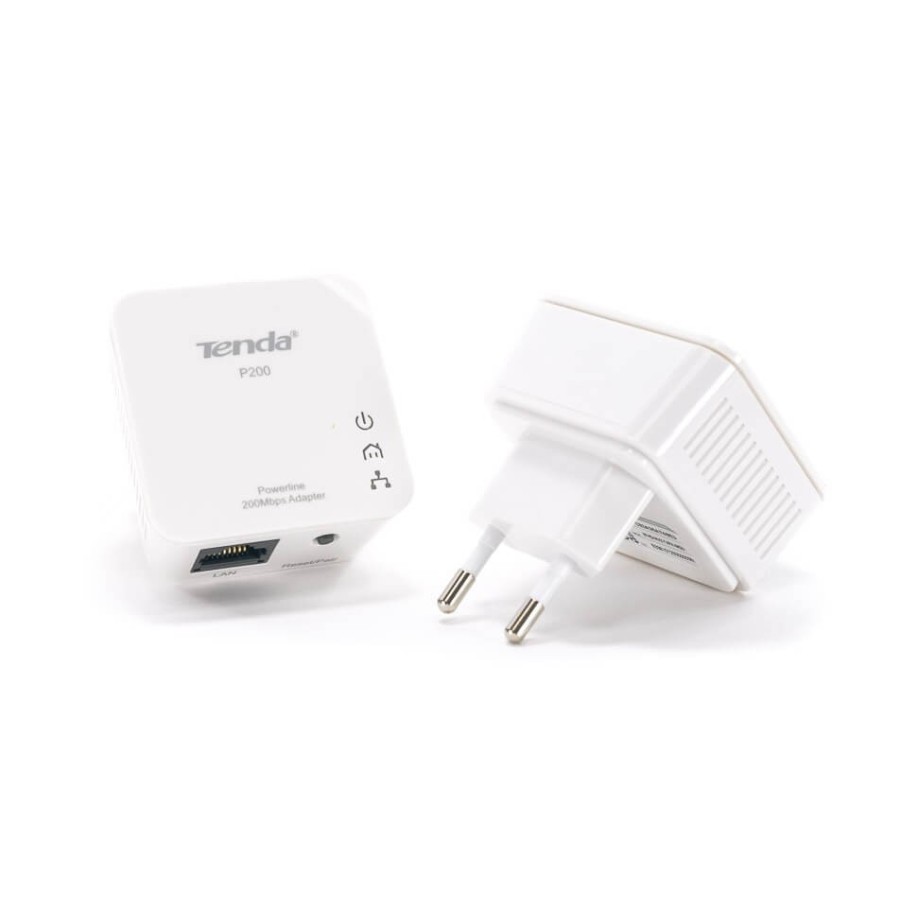TENDA P200-KIT 200MBPS MINI POWERLINE ADATTATORE HomePlug AV 2 PEZZI