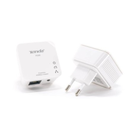 TENDA P200-KIT 200MBPS MINI POWERLINE ADATTATORE HomePlug AV 2 PEZZI