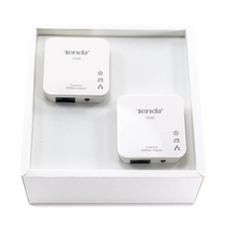 TENDA P200-KIT 200MBPS MINI POWERLINE ADATTATORE HomePlug AV 2 PEZZI