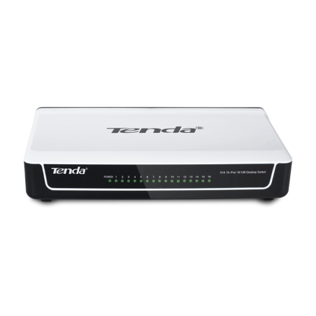 TENDA S16 16-Port 10/100 Desktop Switch