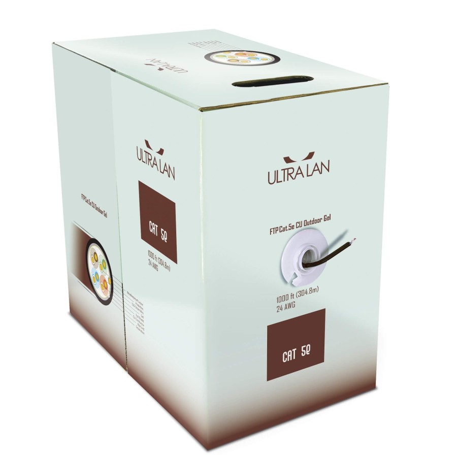 ULTRALAN FTP CABLE CAT 5E CU PE GEL 305M (OUTDOOR) ULAN-FTP-C5E-CU-PEG