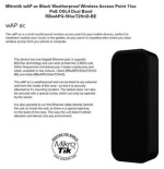 MikroTik RouterBOARD wAP ac RBwAPG-5HacT2HnD-BE (black edition)