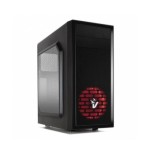 VULTECH CASE GAMING ATX GS-0286RD DARKLINE CON VENTOLA LED ROSSA - NO ALIMENTATORE