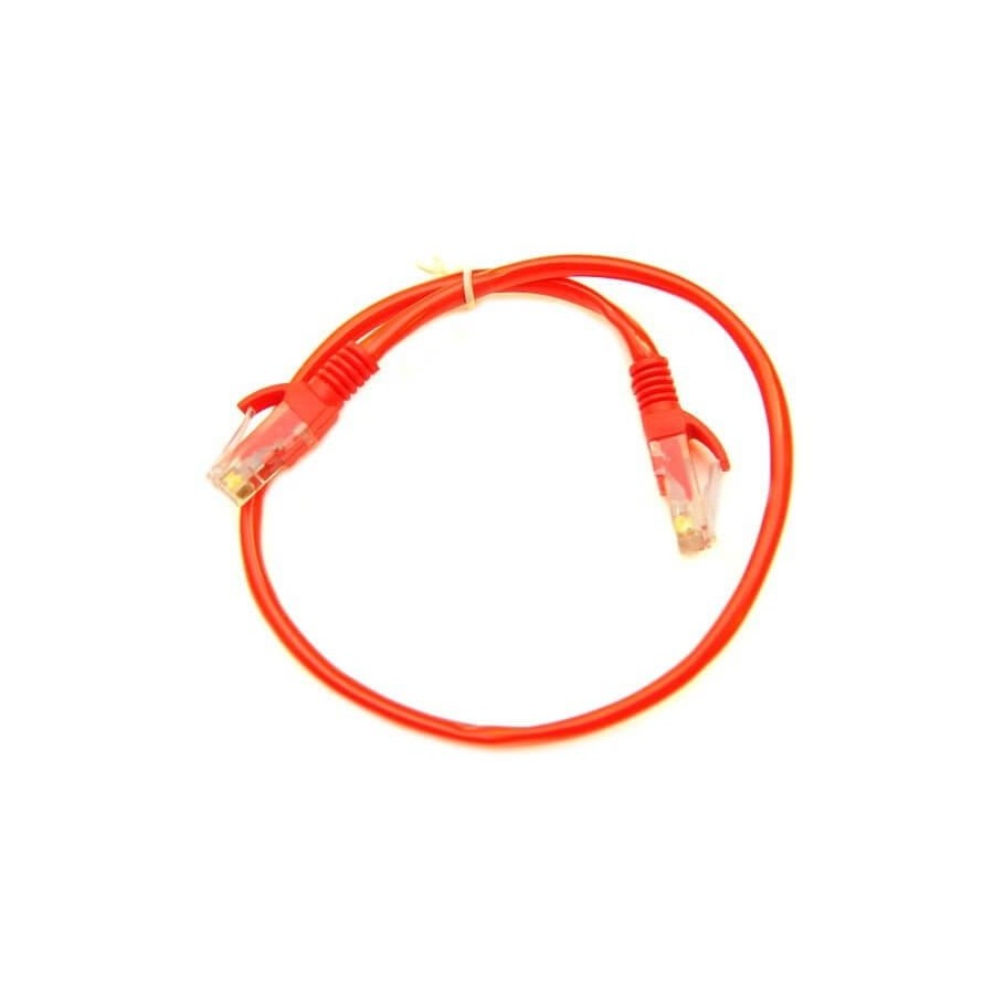 Cavo UTP PatchCord 0,50 Metri  50 CM cat.5e colore RED ROSSO