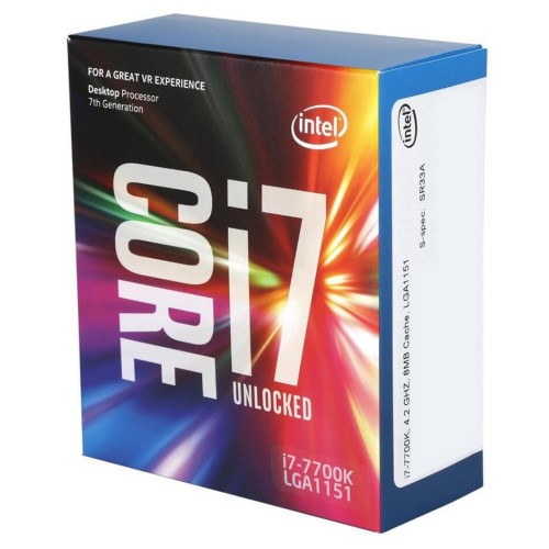 CPU INTEL CORE I7-7700K @4.20GHZ 8M CACHE SKT. LGA 1151 KABY LAKE