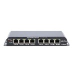 EXTRALINK KRATOS GIGABIT POE SWITCH 8-7 PORT 24V 60W WITH POWER ADAPTER 24V 2.5A EX-1025