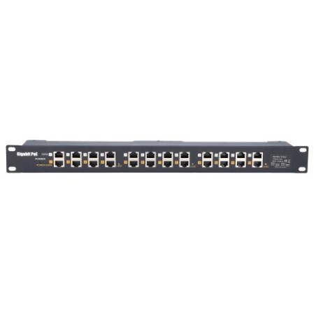 EXTRALINK POE INJECTOR 12 PORT GIGABIT  18v - 57v 10/100/1000 EX-1988