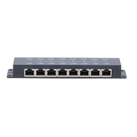 EXTRALINK POE INJECTOR 8 PORT 12V-48V 10/100 EX-2046