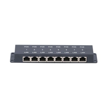 EXTRALINK POE INJECTOR 8 PORT 12V-48V 10/100 EX-2046