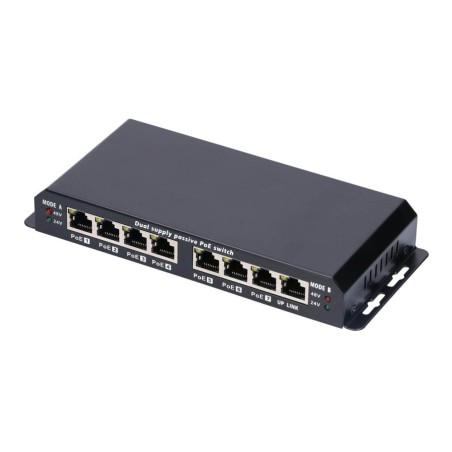 EXTRALINK POE SWITCH 8-7 PORT 24V 90W WITH POWER ADAPTER 24V 2.5A EX-2053