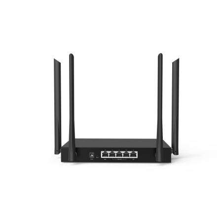 Tenda W15E 1200Mbps Smart Gigabit Wireless WiFi Router Hotspot Router 11ac 2.4G/5GHz Wi-Fi Repeater for Office / Internet cafe