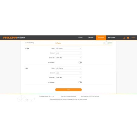 PHICOMM KE 2P DUAL BAND GIGABIT WIRELESS ROUTER AC1300 IPTV
