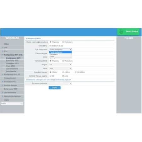 UPLINK WR1200AC WIRELESS DUAL-BAND AC ROUTER, 1200 MB/S, 5X GE