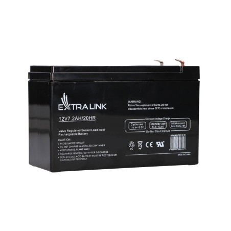 EXTRALINK AKUMULATOR BATTERY ACCUMULATOR AGM 12V 7,2AH 7AH 151X65X93MM 2.1KG T1 EX-6327