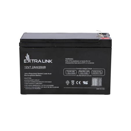EXTRALINK AKUMULATOR BATTERY ACCUMULATOR AGM 12V 7,2AH 7AH 151X65X93MM 2.1KG T1 EX-6327