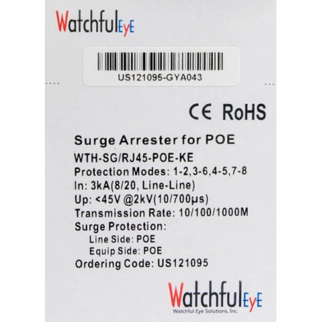 Gigabit Netprotector per AirFiber e SIAE Watchful Eye Solutions WTH-SG/RJ45-POE-KE