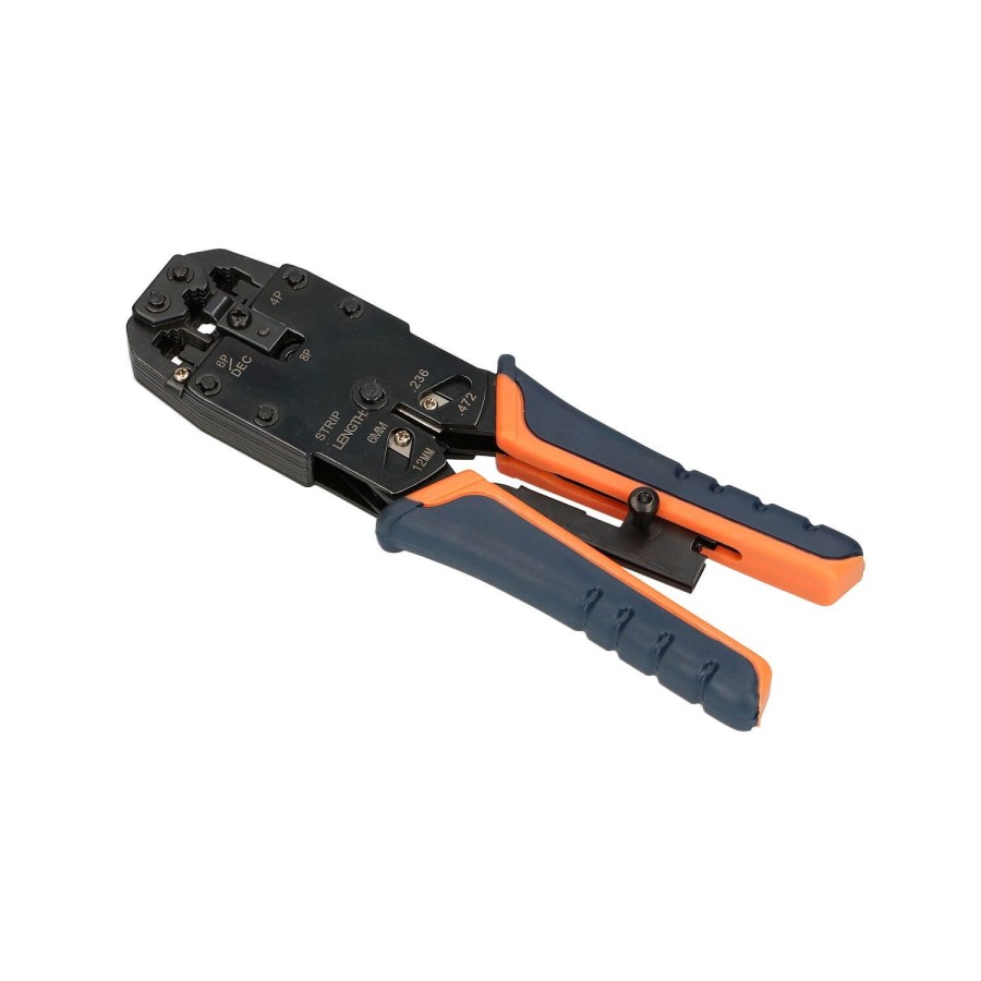 EXTRALINK 4P+6P+8P CRIMP TOOL WITH RATCHET EX-9694