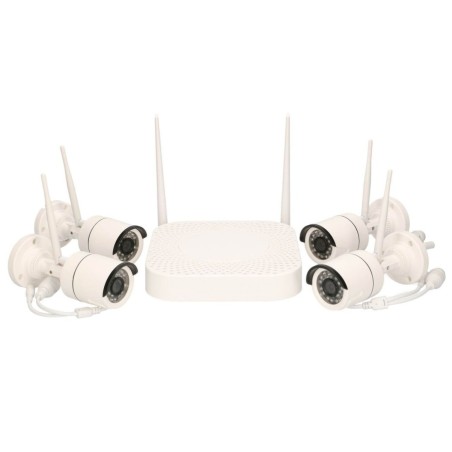EXTRALINK EXTRA-VISION V1004 WIRELESS NVR KIT 4X WIFI FULL HD CAMERA + 4CH WIFI NVR EX-13278