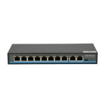 EXTRALINK ZEFIR V2 EX-SF1008P 8 PORT POE SWITCH + 2X UPLINK RJ45 802.11AF/AT 120W 250M POE LONG RANGE EX-12721