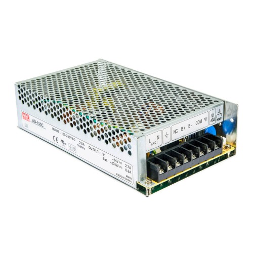 Alimentatore switching buffer Mean Well AD-155C 48V (48-56) 2,8A 155W MW-AD-155C