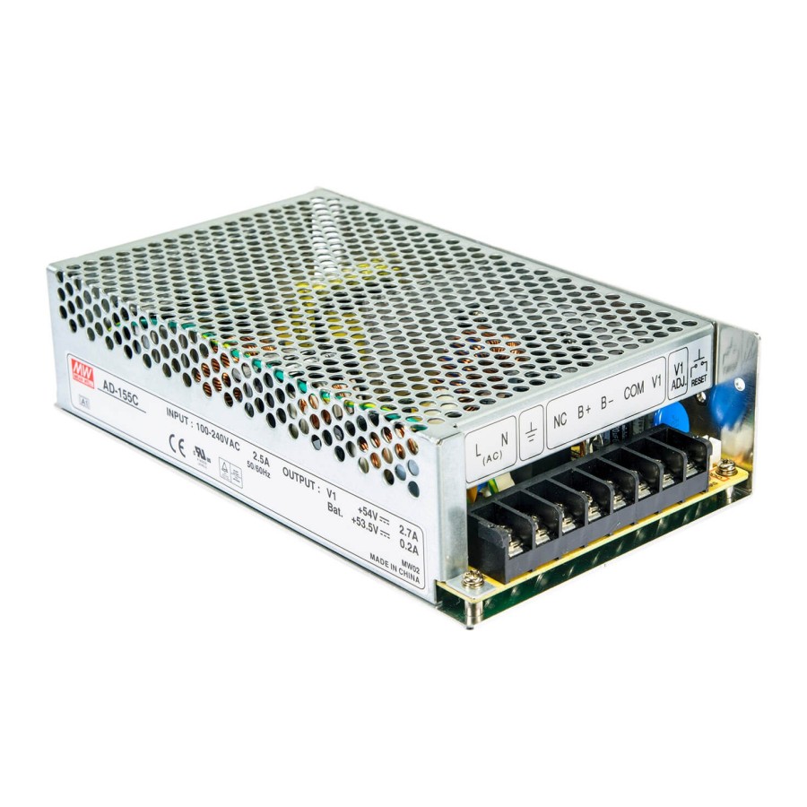 Alimentatore switching buffer Mean Well AD-155C 48V (48-56) 2,8A 155W MW-AD-155C