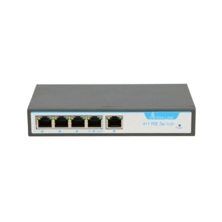 EXTRALINK KRIOS EX-SG1005P 5 PORT GIGABIT POE SWITCH (4X PORT POE) 802.3AF/AT 150W MAX 30W PER PORT EX-14305